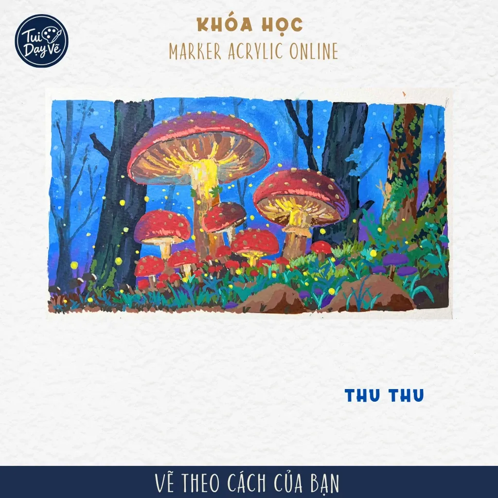 Tranh học viên Thu Thu 3