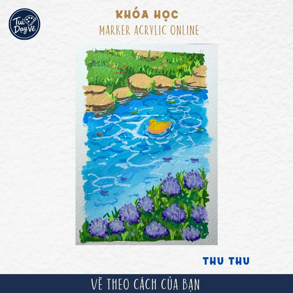 Tranh học viên Thu Thu 2
