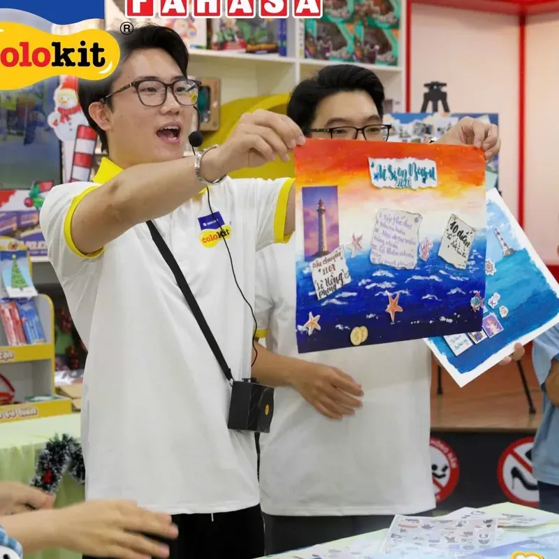 LCDT dẫn workshop vẽ cùng Thiên Long tại FAHASA